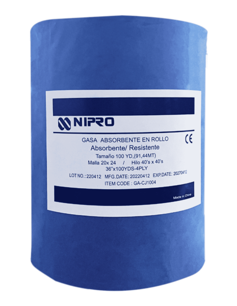 GASA EN ROLLO NIPRO 36″x100 Yds 20×24