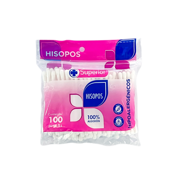 HISOPOS SUPERIOR BLANCO 100’u