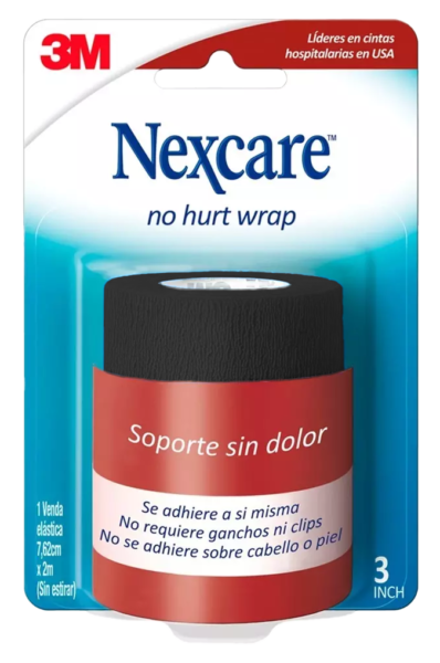Venda coban color negro 3″ x 2.2yds Nexcare